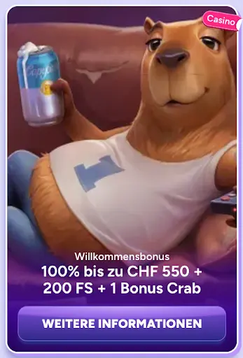 SpinBara Willkommensbonus CHF 550 und 200 Freispiele