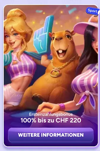 SpinBara Ersteinzahlungsbonus CHF 220